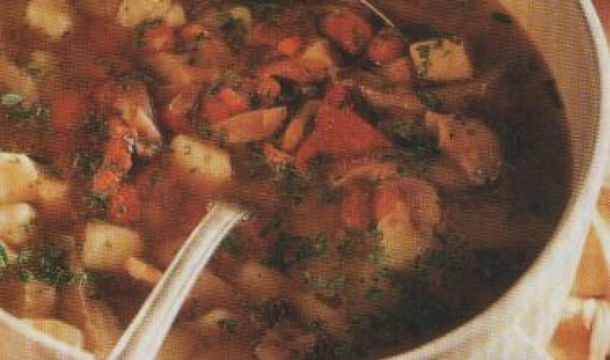 Ricetta Minestra di funghi, patate e borlotti - 