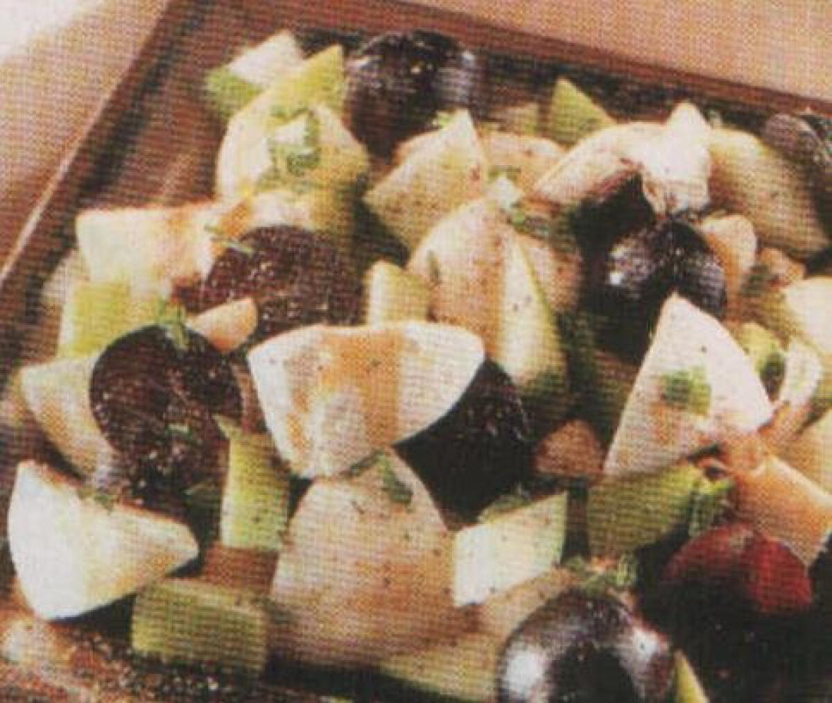 Ricetta Insalata d'uva e champignon - 