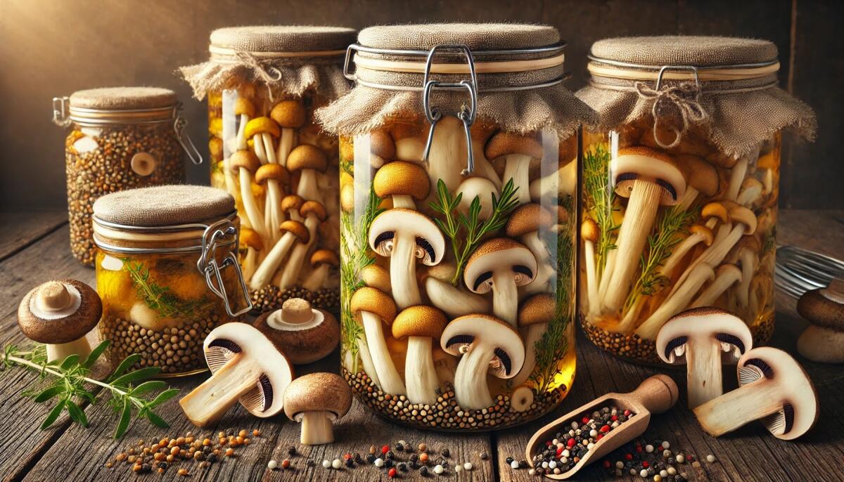 Ricetta Funghi misti sott'aceto - 