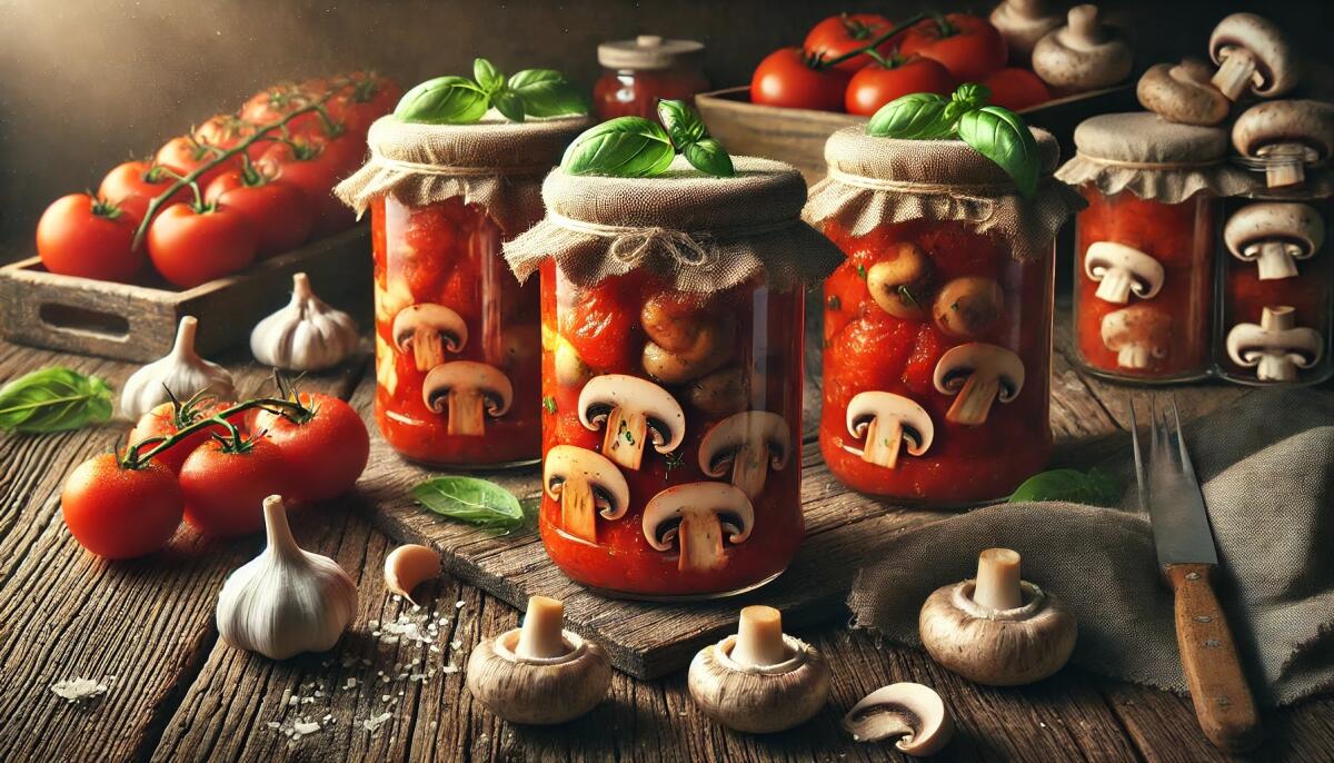 Ricetta Funghi al pomodoro - 