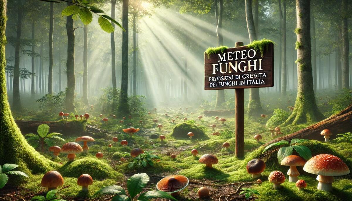 Meteo Funghi: semaforo con previsione di crescita dei funghi in Tempo Reale - 