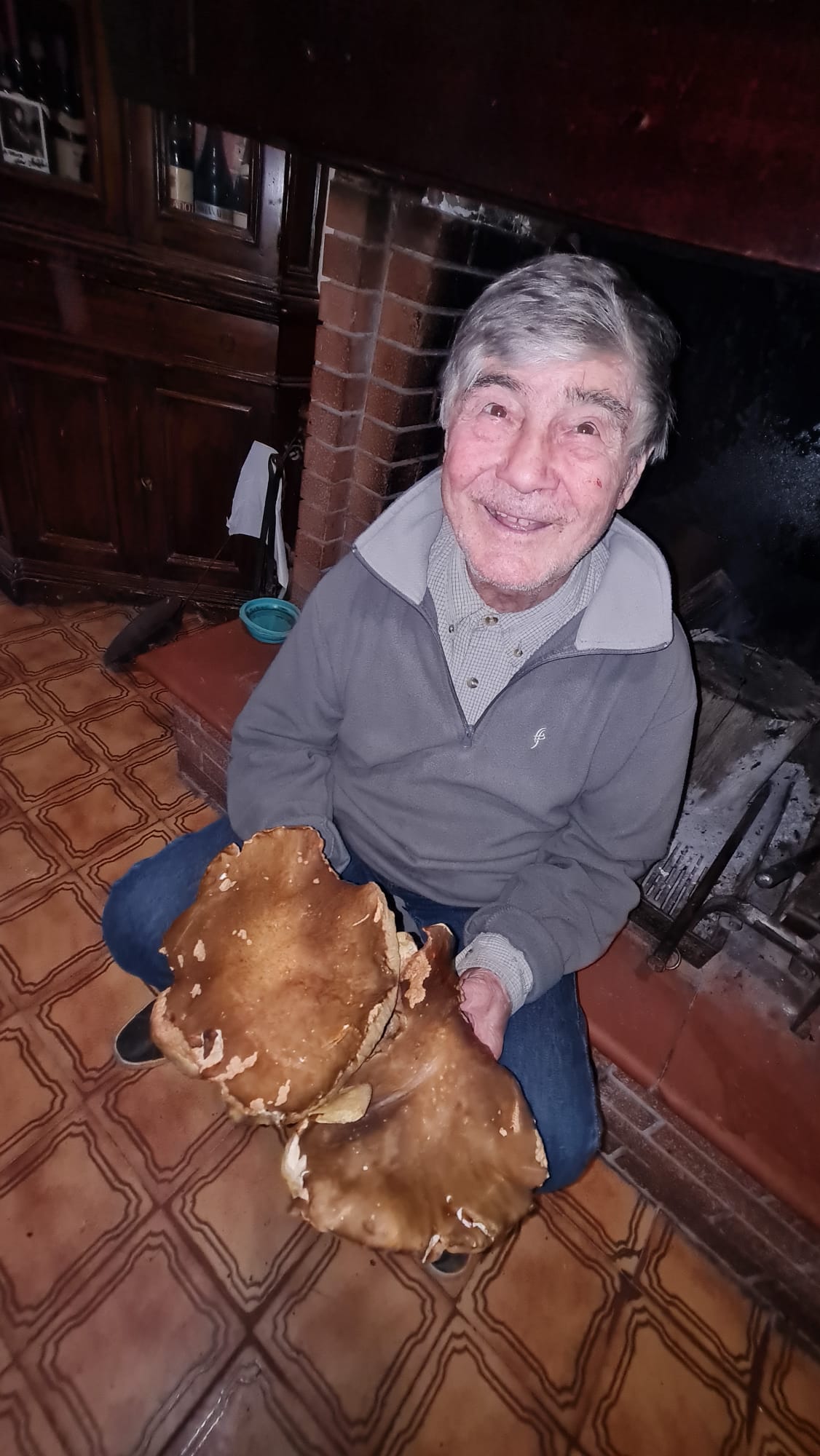 Porcino record di Corinto Bulgarini (foto Maremma Oggi)