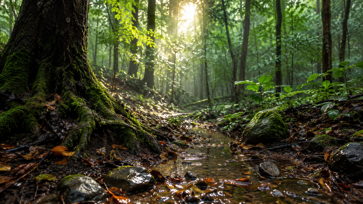 Il bosco dopo la pioggia: osservare umidità, suolo e microhabitat - 